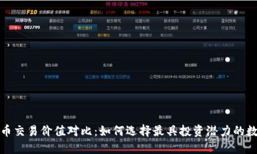 加密货币交易价值对比：如何选择最具投资潜力的数字资产